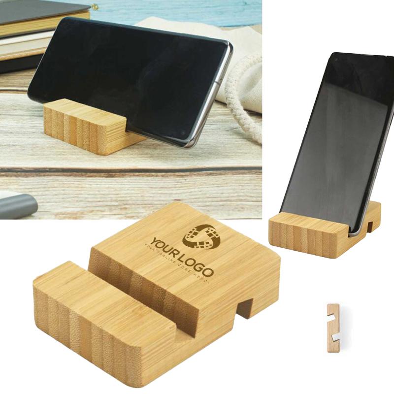 Bamboo Phone holder standTwo-sided stand